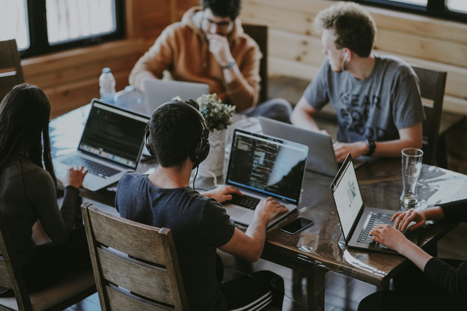 Équipe au travail